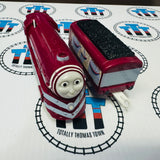 Caitlin's Passenger Express Ripped Sticker Missing Car (2012) Fair Condition Noisy Used - Trackmaster