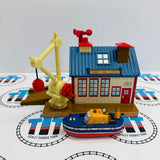 Captain's Shed #2 with Captain No Water (Glued Right Door - Working) Wooden - Used