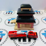 Fire Station #1 Good Condition with Fire Truck & Fire Train (2003) Wooden - Used