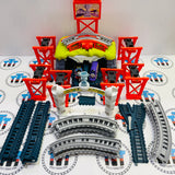 Race for the Sodor Cup Set Complete with Push Along Trains Used - Trackmaster Revolution
