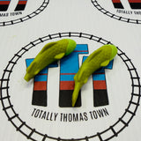 Brendam Fishing Dock #2 with 2 Fish (Damaged) & Cargo Car Wooden - Used