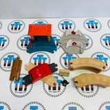 Racing Figure 8 Set #2 with Figure & Sign (Thomas Wood Mattel) - Used