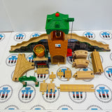 Sam and The Great Bell Set #2 No Trains/Signs (2 Pieces Not Gold/Ironworks Fuzzy Sounds) Wooden - Used