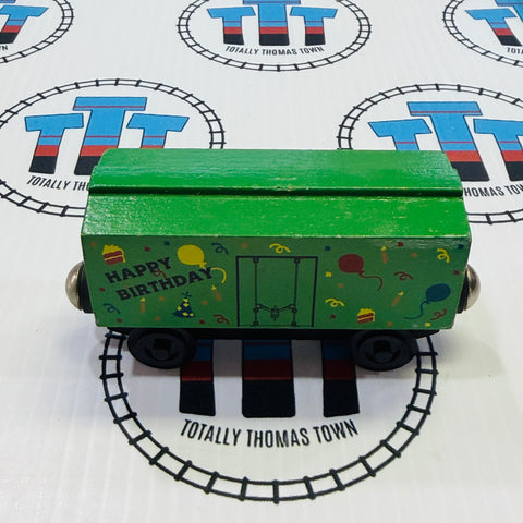 Whittle Shortline Green Happy Birthday Box Car Generic Brand Wooden - Used