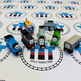 Train Value Pack #19 Fair/Poor Condition Chipping Paint/Discoloured/Missing Pieces Thomas Brand Wooden - Used
