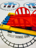 Thomas Medium Set #1 Complete No Trains (Damaged Station Roof/Drawbridge Railing) Used - TOMY