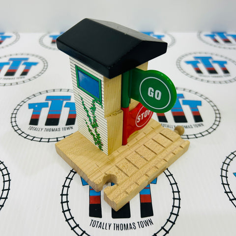 Stop and Go Clickity Clack Very Good Condition Wooden  - Used