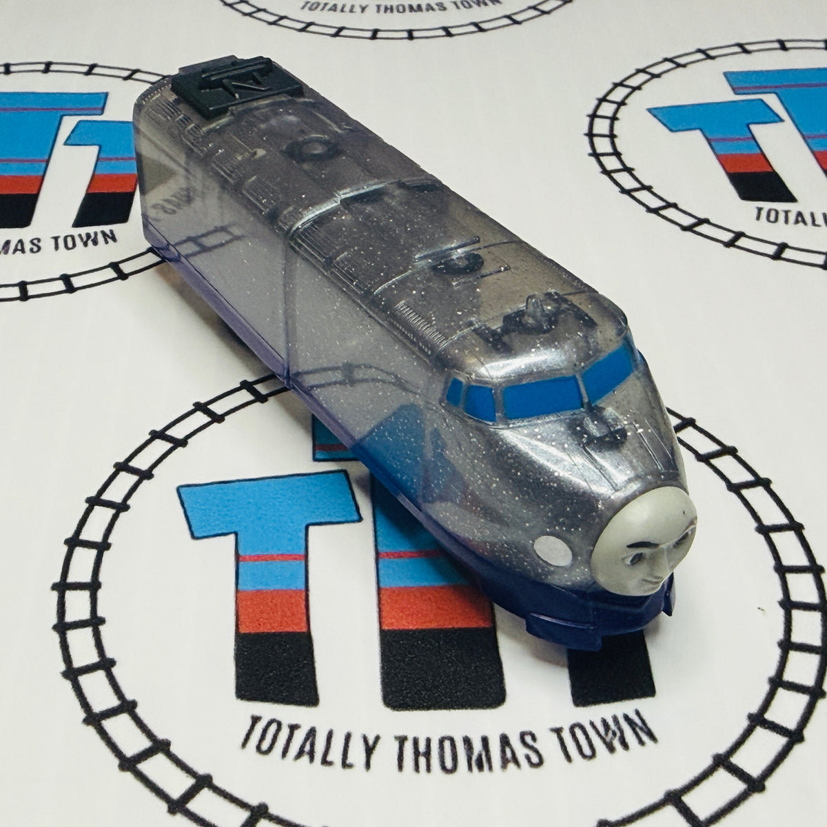 Clear Glitter Kenji No Stickers Capsule Plarail Pull Along - Used ...