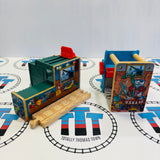Reg and Percy at the Scrapyard Set #3 Fair Condition Silver Track with Trains - Used