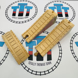 Pont en bois « Clickity Clack » 3 pièces, briques rouges et lierre - Occasion