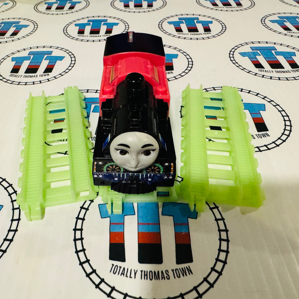 Ashima Trackmaster Set Hyper Ashima with 3 Track Pieces (2017 Mattel) Good Condition Used - T ...