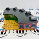 Roundhouse with Marked/Glued Splitter #4 Chipped Track Wooden - Used