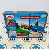 Seasons on Sodor Set with Thomas, Annie, Clarabel (2003) Wooden - Excellent/New Condition in Box