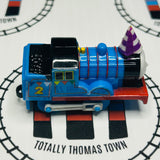Edward with Party Decorations #1 Upside-Down Buffer Sticker Capsule Plarail Wind Up - Used