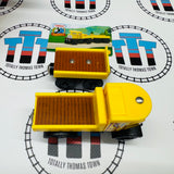 Isabella & Trailer with Card (Learning Curve 2003) Good Condition Wooden - Used