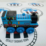Holiday Lights Thomas Newer Face (Learning Curve) Good Condition Wooden - Used