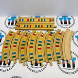 BRIO 33126 Wee Sing Train Track Only (1 Curve Different) Wooden - Used