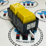 Troublesome Truck Black with Tall Hay Cargo (2002) Used - TOMY