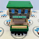 Sodor Log Loader with Log Car (1998) and 3 Logs Clickity Clack #2 Wooden - Used