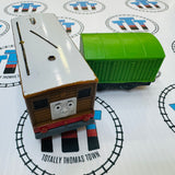 Toby (2013 Mattel) with Box Car Fair Condition Used - Trackmaster Revolution