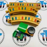 BRIO 33126 Wee Sing Train Set Fair Condition Discoloured Track Wooden - Used