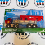 BRIO 33657 Lumber Truck with Logs Wooden - New