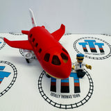 BRIO Red Airplane with Pilot Figure Wooden - Used