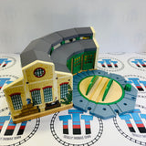 Rotonde de Tidmouth (Remise) #1 Piste/Plateau tournant ébréché sans rails en bois - Occasion
