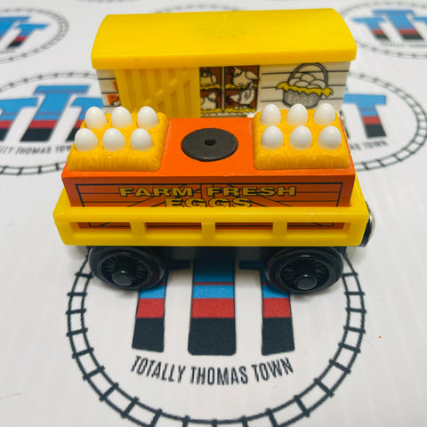 Sodor Chicken Cars with Sound (Learning Curve) Good Condition Wooden - Used