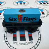 Six Flags Cargo Car (Learning Car) Good Condition Rare Wooden - Used
