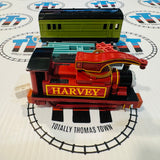 Harvey and Passenger Car (2002) Good Condition Noisy Used - TOMY