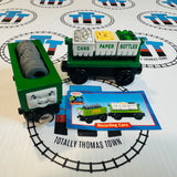 Recycling Cars with Rubber Piece and Card (Learning Curve) Good Condition Wooden - Used