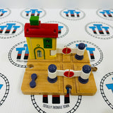 Chuggington Lights & Sounds Crossing Platform with Vee Wooden - Used