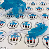 Icy Mountain Drift Set #1 with Thomas (Different Colour Supports/Buffer/Missing Sign) Used - Trackmaster Revolution