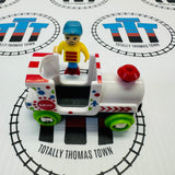 BRIO Fun Park Train with Figure (brittle fair condition) - Used