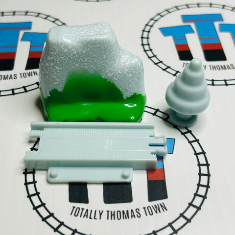 Snowy Mountain Track with Tree Capsule Plarail - Used