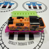 Hyper Glow Nia with 2 Track Piece (2017) Fair Condition Used - Trackmaster Revolution