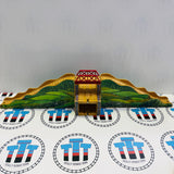 3 Layer Mountain Tunnel Clickity Clack #2 Different Supports/Different Knob/Ripped Sticker Wooden - Used