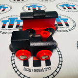 Black Engine and Caboose Generic Brand Wooden - Used