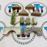 Sodor Blocks - Bridges & Tunnels #1 Rare (Incomplete As Shown) Wooden - Used