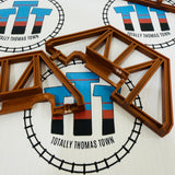 Thomas at Action Canyon Set Damaged Railings/Switch Not Automatic See Notes Used - Trackmaster