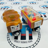 Voitures Candy avec base marron clair (Thomas en bois Mattel non peint) en bois - Utilisé