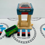 Chargeur de charbon Crosby avec wagonnet en bois - Utilisé