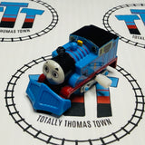 Thomas with Snowplow Newer Face #2 Missing Sticker Capsule Plarail Wind Up - Used