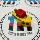 A Day at "The Works" Set #1 (Writing On ALL Trains, Stations, Track, Accessories) Missing Signals/Red House Peeling Sticker Wooden - Used