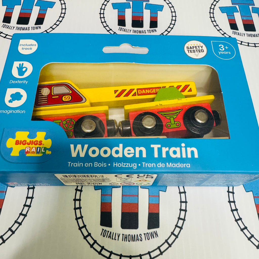 Bigjigs Rail - Set Gioco Treno In Legno Per Bambini A partire Da Bigjigs Rail - Set Gioco Treno In Legno Per Bambini A partire Da