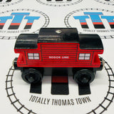 Sodor Line Caboose #1 (Learning Curve) Good Condition  Wooden - Used