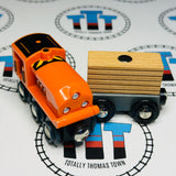BRIO 33694 Locomotive en Bois avec Capot Ouvrant - Occasion