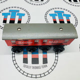 Wagon postal Sodor n°1 (Learning Curve 1996) Rare, écaillé, en bois - Occasion