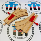 BRIO 33344 6.5" Mechanical Switch Action Track Pack Marked Wooden - Used